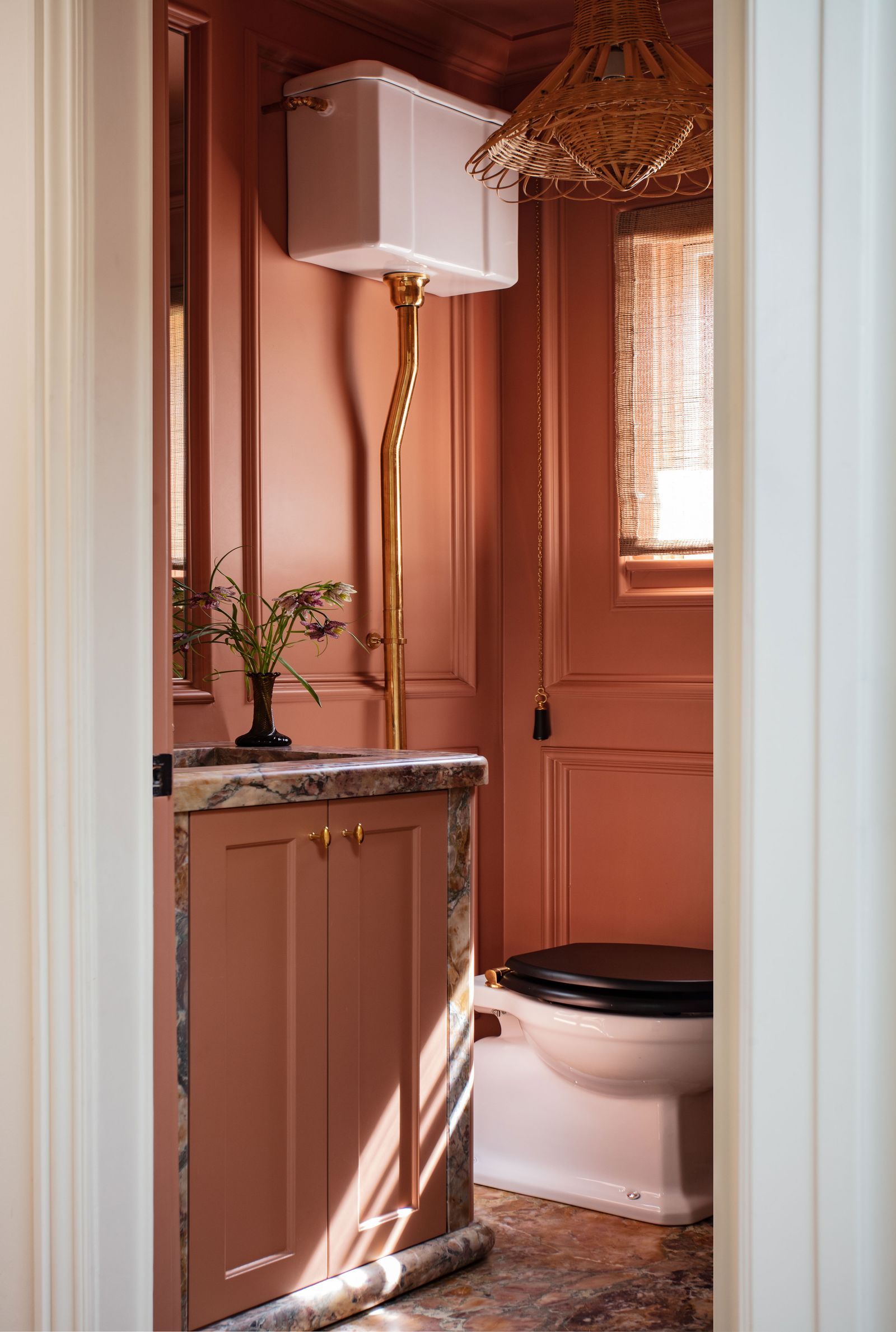 pink bathroom