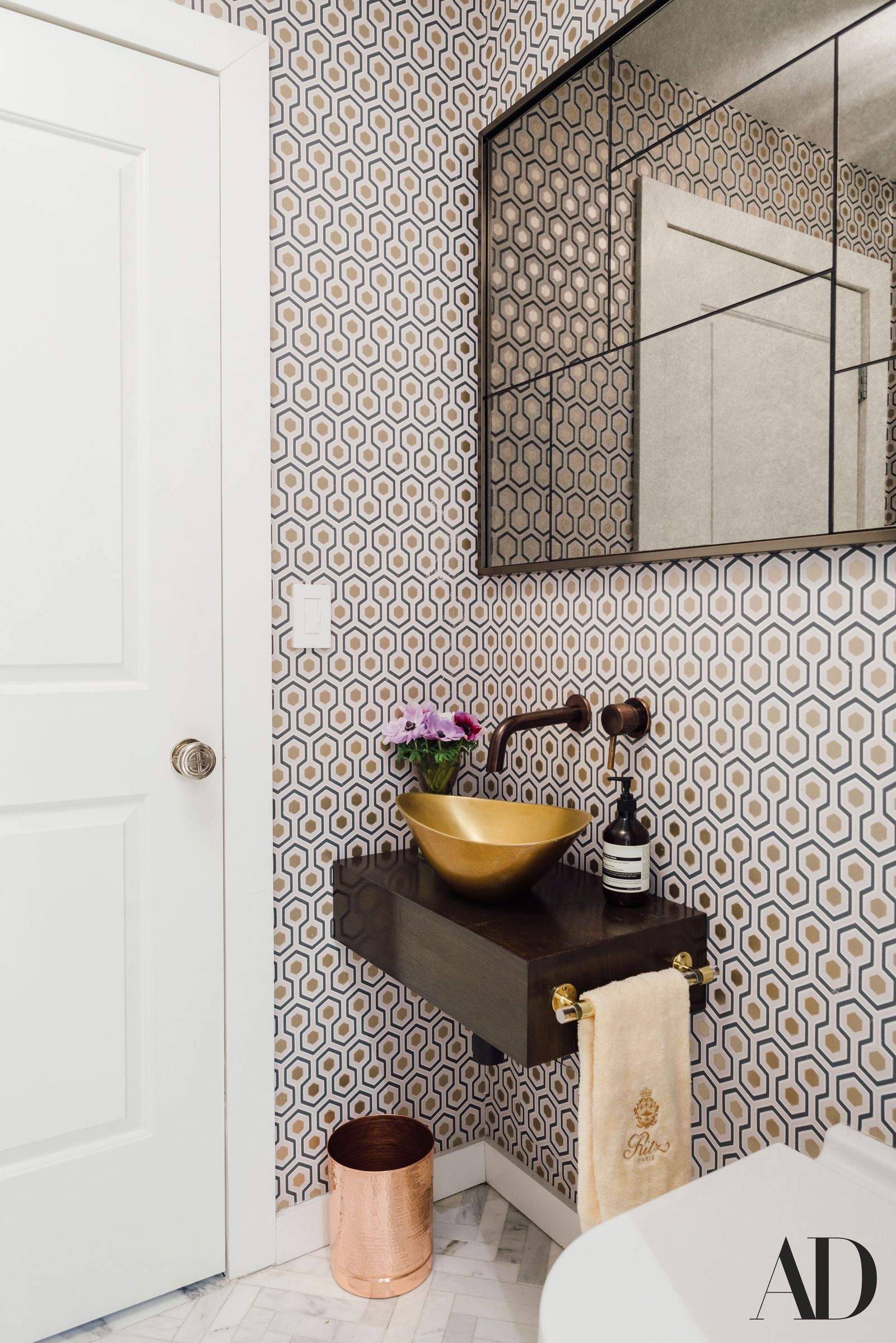 Image may contain Sink Sink Faucet Basin Indoors and Interior Design
