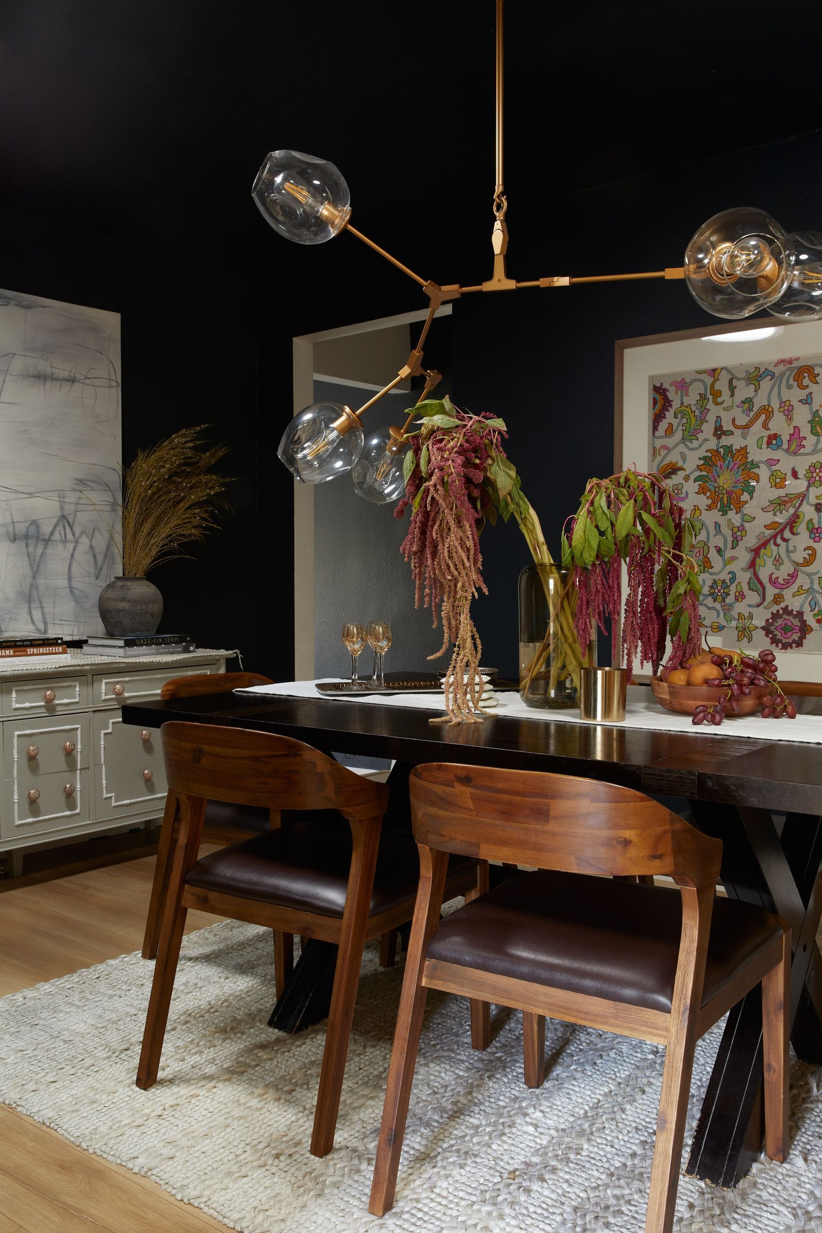 Image may contain Architecture Building Dining Room Dining Table Furniture Indoors Room Table and Interior Design