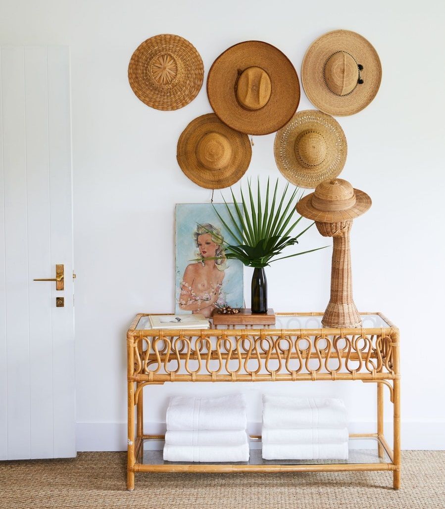 Image may contain Plant Indoors Interior Design Clothing Hat Art Handicraft Adult Person Wedding and Furniture