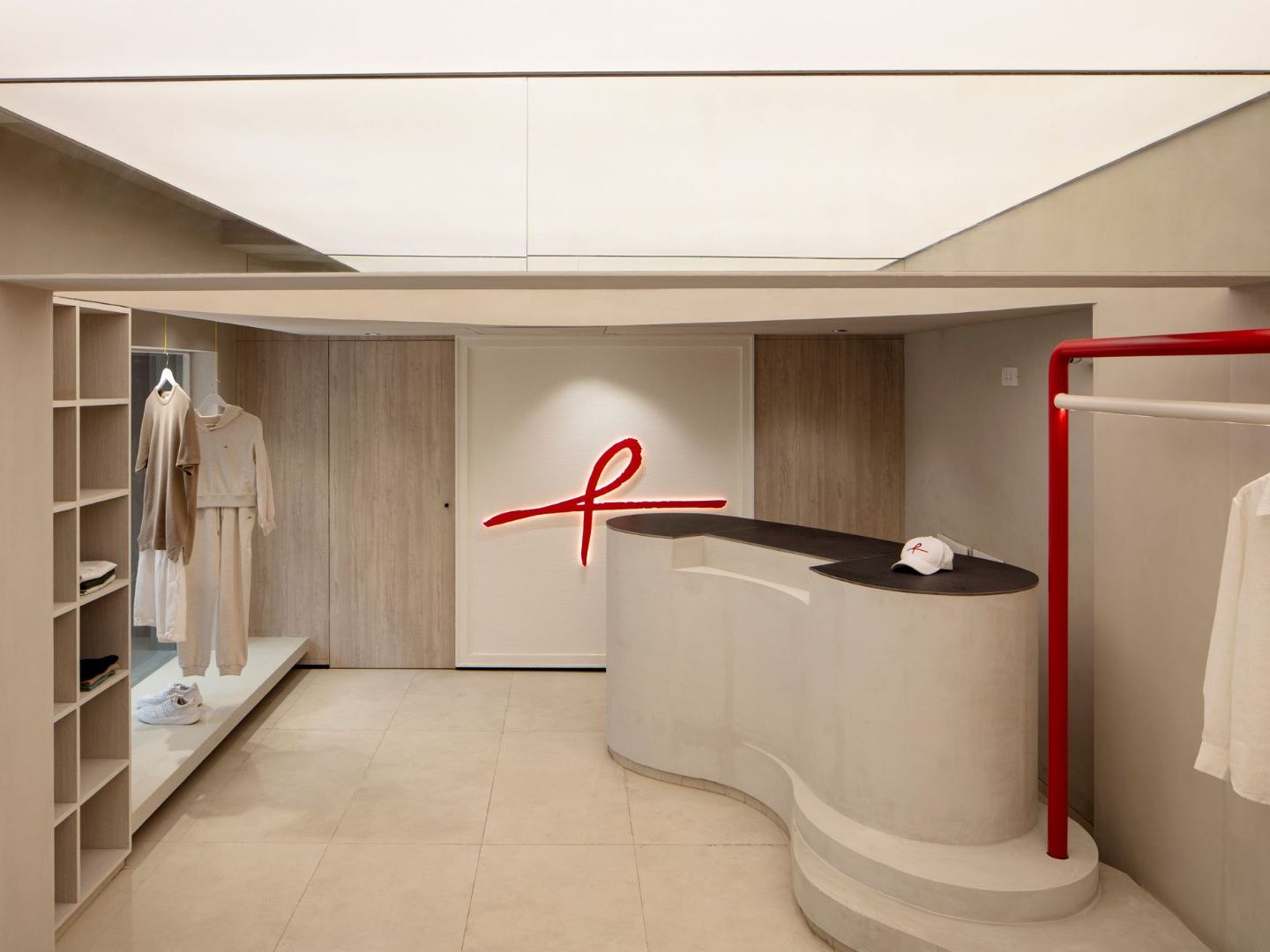 Ranbir Kapoor’s new lifestyle store in Mumbai is a light-filled space with bold pops of red
