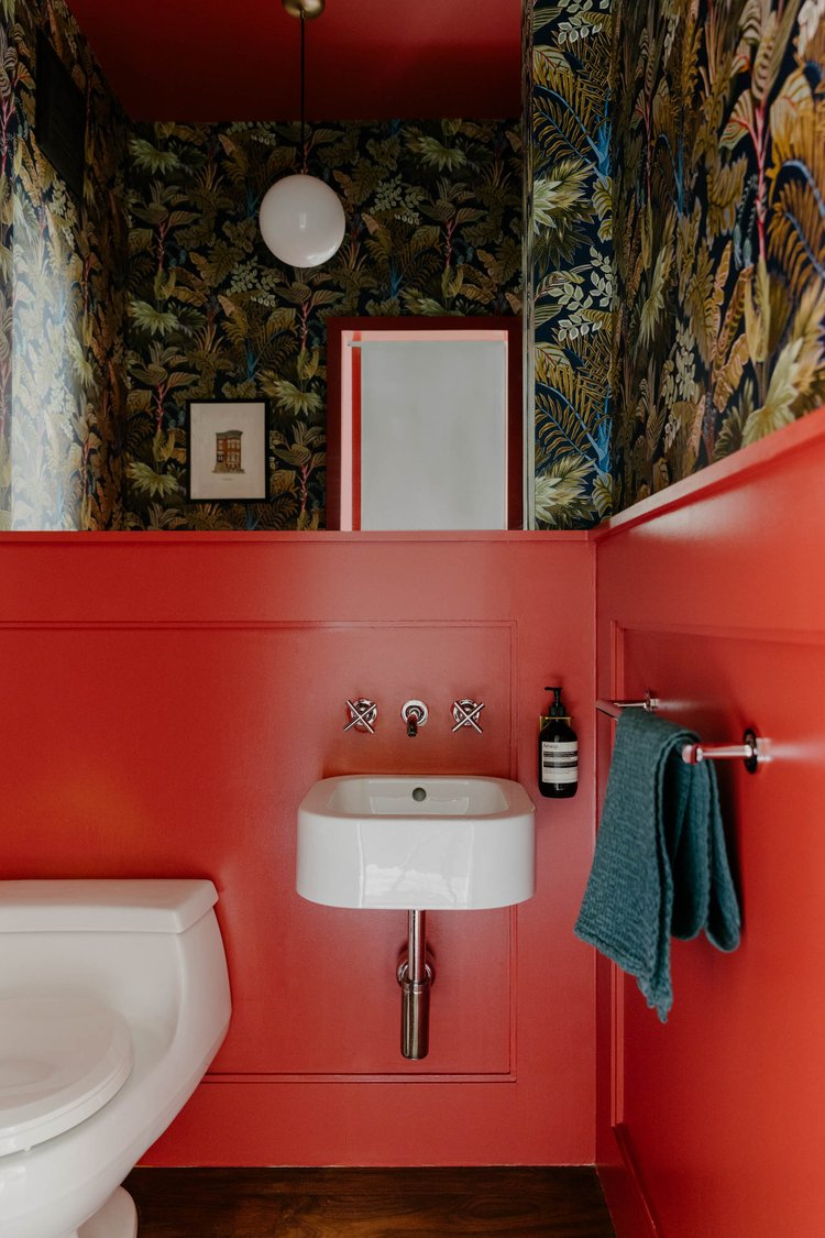 Image may contain Sink Sink Faucet Bathroom Indoors Room Toilet Basin Lamp and Interior Design